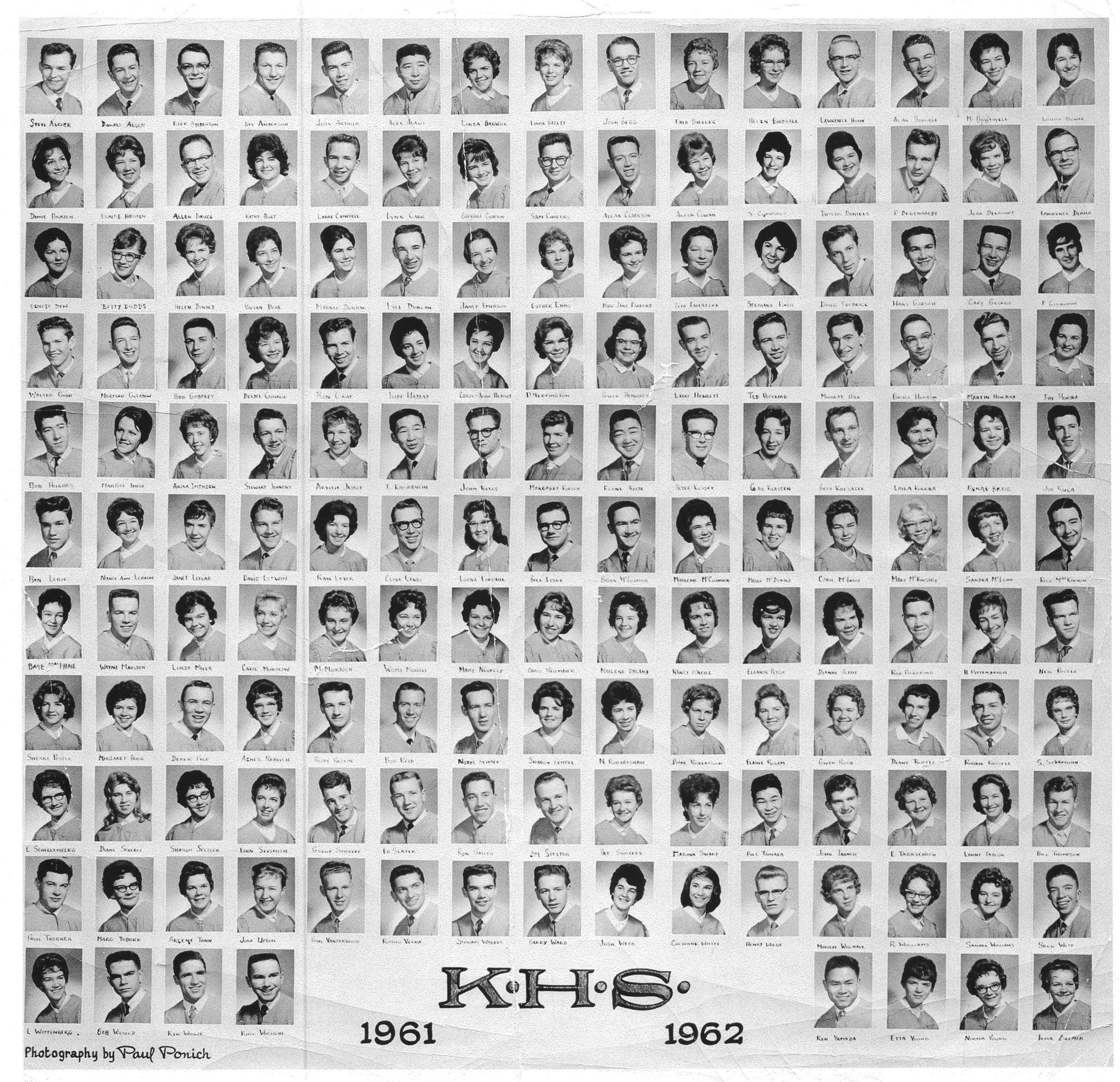 KHS 1962 grads